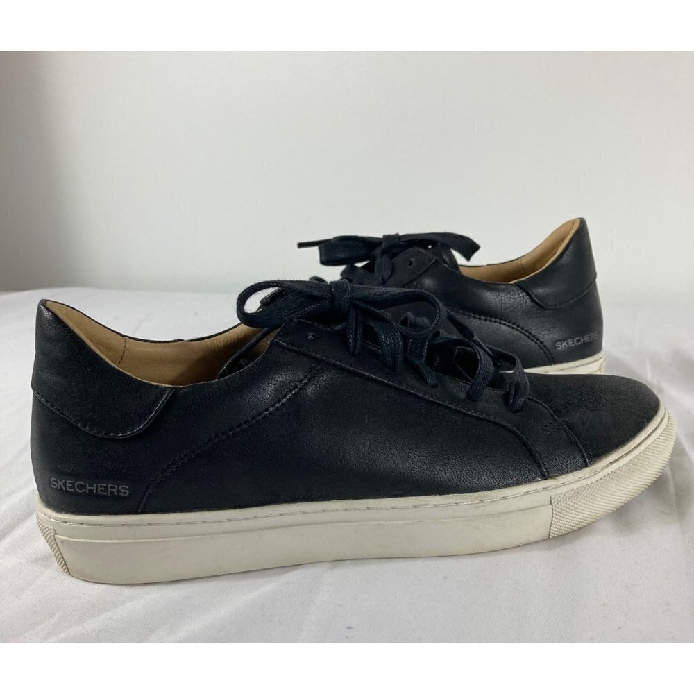 Womens Skechers‎ Air Cooled Memory Foam Walking Shoe Sneaker Black 8.5